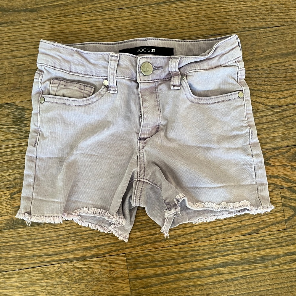 Joe's Jeans Girls Light Purple Denim Shorts
